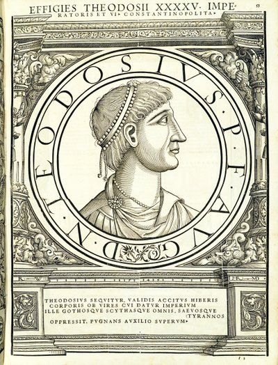 Theodosius I, illustratie uit 